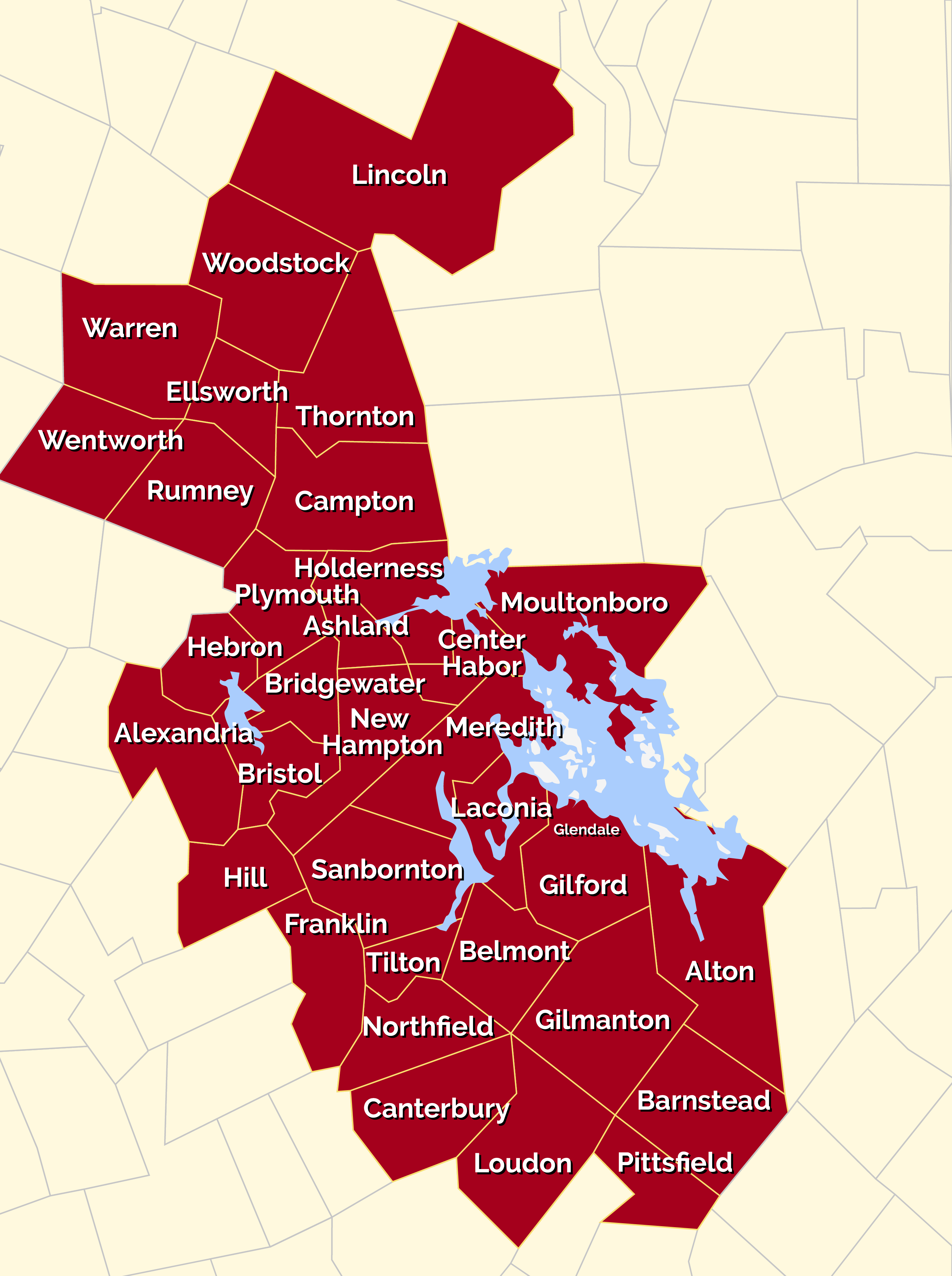 Foley Oil & Propane NH service area map